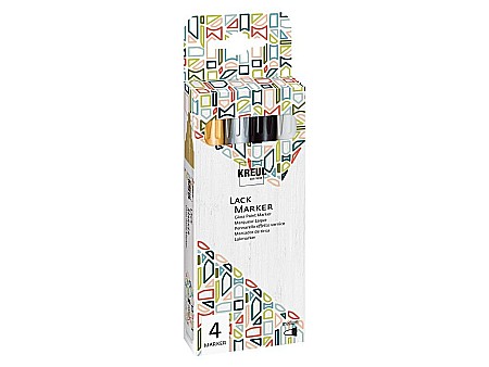 Markere - Kreul gloss paint marker medium set of 4 skp162