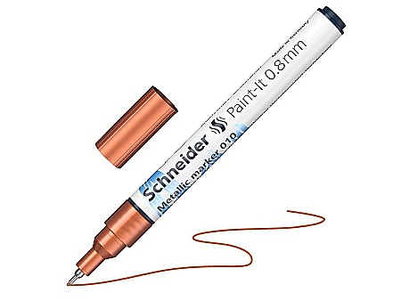 Rechizite școlare - Marker metalic paint-it 010 0.8mm copper metallic ml01001102