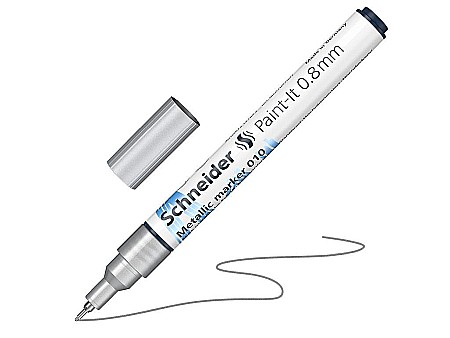 Rechizite școlare - Marker metalic paint-it 010 0.8mm silver metallic ml01001007