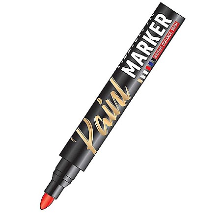 Markere și textmarkere - Marker permanent cu vopsea rosu 2-3mm Offishop