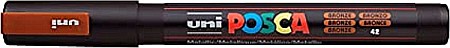 Marker UNI Posca PC-3M varf rotund 0.9-1.3mm bronz [1]