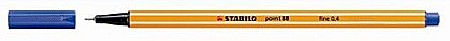 Rechizite școlare - Liner Stabilo Point 0.4 mm bleumarin