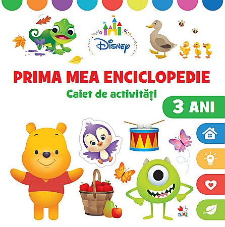 Cărți - Disney. Prima mea enciclopedie. Caiet de activitati. 3 ani