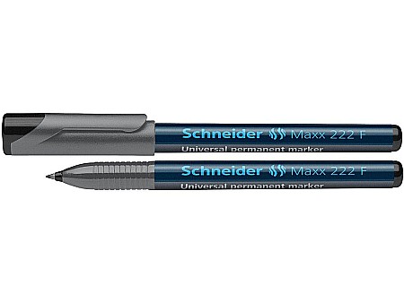 Markere - Marker fin perm.Schneider 222 negru