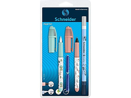 Seturi de birou - Set stilou+roler schneider zippi+pic corry+2rez verde d 4137