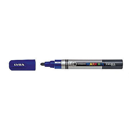 Marker permanent albastru inchis 2.0mm Lyra Graduate Mark All [1]
