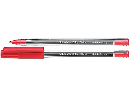 Rechizite școlare - Pix tops m 505 rosu schneider