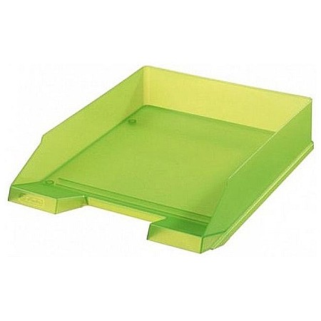 Birotică și accesorii birou - Tavita corespondenta a4 clasic verde translucid 9493000