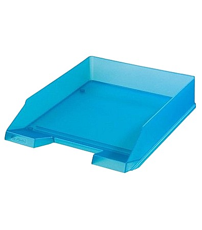 Organizare și arhivare - Tavita corespondenta A4 clasic turqoaz translucid Herlitz