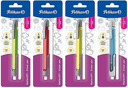 Scriere și corectare - Radiera mecanica+ 1 rezerva 4 cul asortate 807364