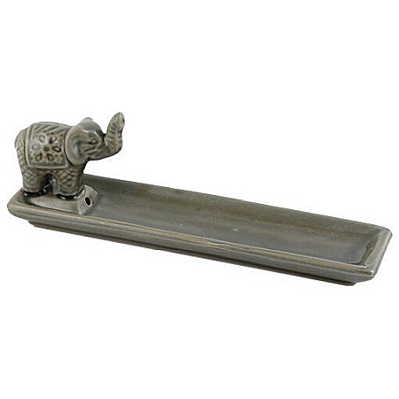 Conuri și betisoare parfumate - Suport betisoare parfumate 20cm ceramica elefant 144957