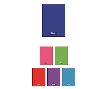 Caiete foi veline - Caiet a4 40 file velin capsat school notte asd10110