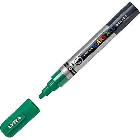 Rechizite școlare - Marker permanent Emerald green 2.0mm Lyra Graduate Mark All