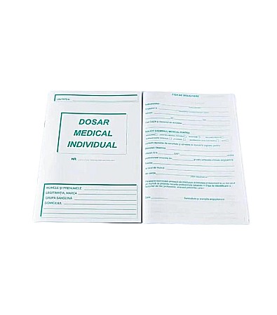 Papetărie și articole din hârtie - Dosar medical individual coperta
