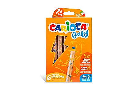 Rechizite școlare - Creioane color 3 in 1 baby 1+carioca 6/set skr098