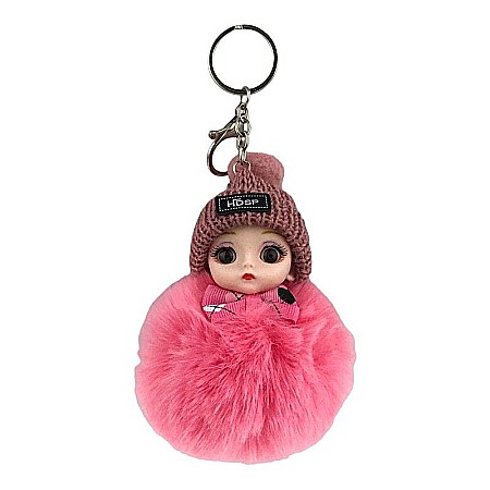 Brelocuri - Breloc textil - copil cu caciula