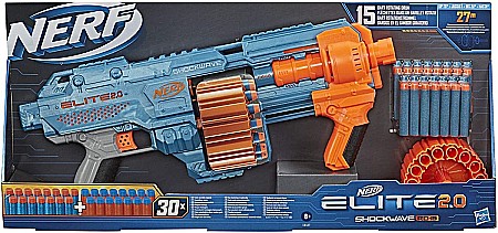 Jucării și jocuri - Nerf blaster 2.0 elite shockwave rd-15 e9527