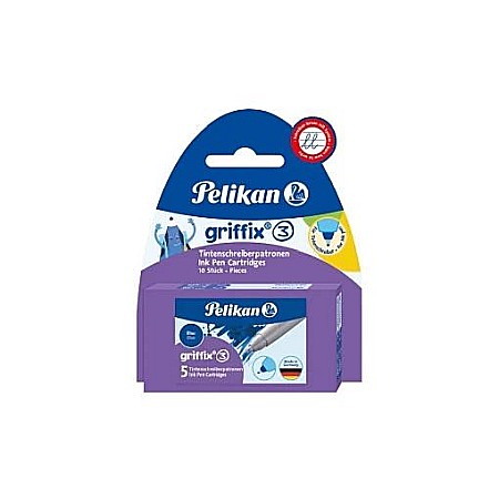 Rechizite școlare - Rezerva roller griffix albastru 10 buc /set Pelikan