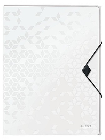 Birotică și accesorii birou - Mapa plastic cu burduf 30mm alb wow leitz 46290001