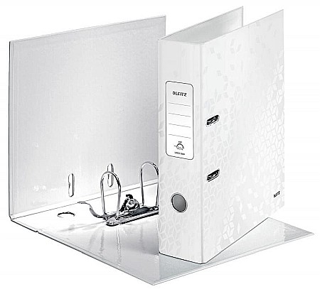 Birotică și accesorii birou - Biblioraft plastifiat 7.5cm 180grade alb leitz 11060001