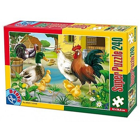 Puzzle - Super puzzle 240 animale dto60211