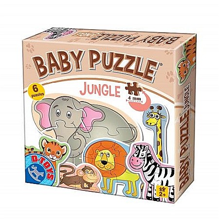 Jocuri educative și de societate - Baby puzzle jungle dto71286