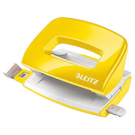 Instrumente și accesorii birou - Perforator 10 coli mini 5060 galben Leitz