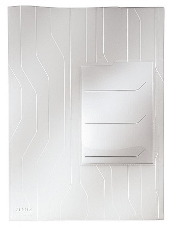 Mape și serviete - Mapa plastic 3x20 coli transparenta 3 separatoare Jumbo Leitz