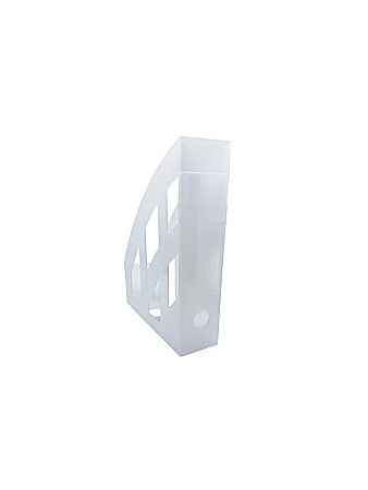 Suporturi și tăvițe documente - Suport dosare plastic A4 alb translucid Herlitz