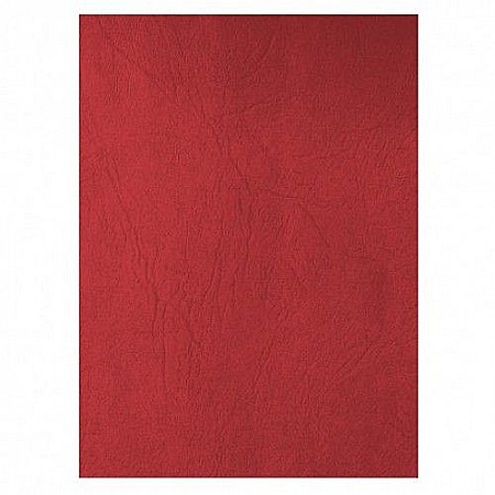 Rechizite școlare - Coperta carton imitatie piele Ecada rosu