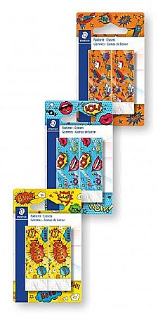 Rechizite școlare - Guma creion 2buc/blister comic st-526-b2cobk2