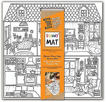 Artă și creativitate - Plansa funny mat- casa dulce casa sfu402