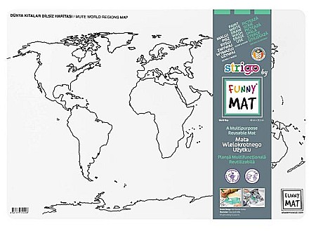 Artă și creativitate - Plansa funny mat- harta de mita sfu1020