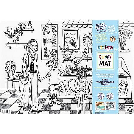Artă și creativitate - Plansa funny mat- magazinul de inghetata- new sfu1062