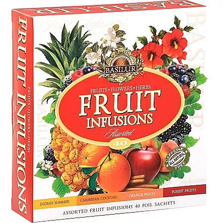 Ceaiuri premium Basilur - Basilur ceai fruit infusions assorted 40e 72g 71618