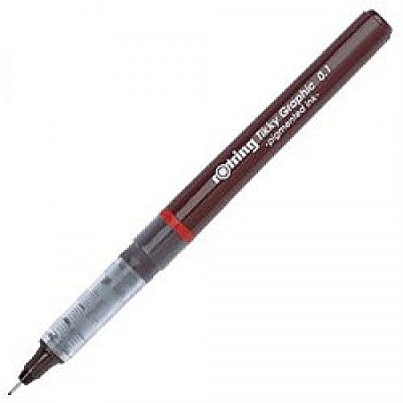 Rechizite școlare - Liner graphic 0.1mm negru tikky rotring ro1904750