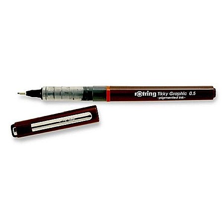 Rechizite școlare - Liner graphic 0.5mm negru tikky rotring ro1904756