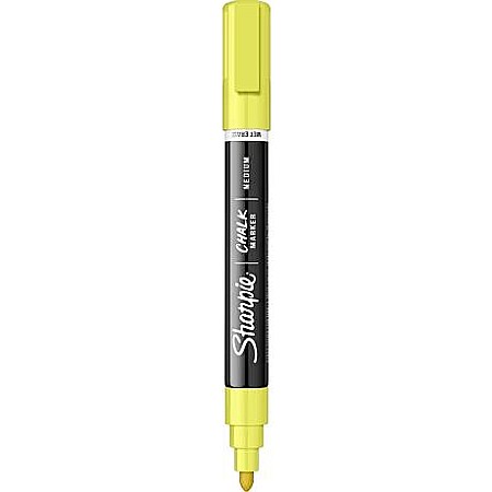 Rechizite școlare - Marker sharpie creta lichida galben 2108091