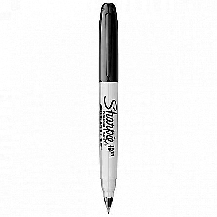Instrumente de scris - Marker perm 2 capete sharpie twin negru s0811100