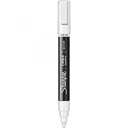 Rechizite școlare - Marker sharpie creta lichida alb 2108092