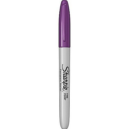 Rechizite școlare - Marker permanent sharpie f violet 1836498