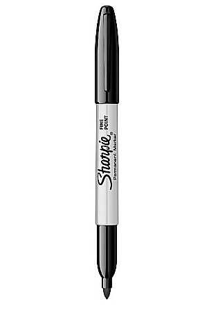 Rechizite școlare - Marker perm sharpie f negru s0810930