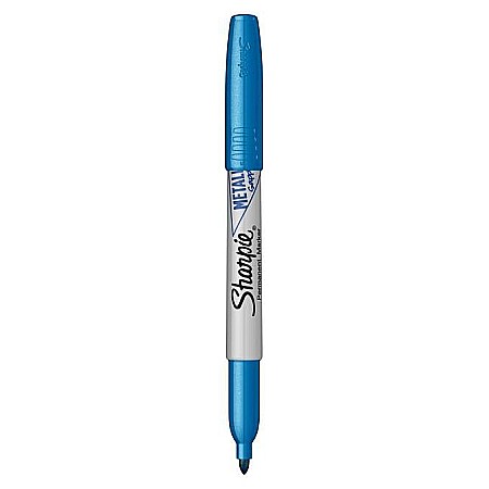 Rechizite școlare - Marker perm sharpie f metalic safir 2067928