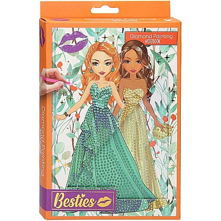 Blocuri de desen școlare - Caiet de pictura cu diamante a5 besties