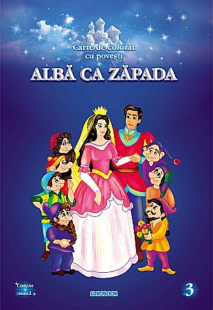 Cărți - Albă ca Zăpada. Carte de colorat cu povești – Frații Grimm