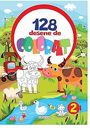 Cărți - 128 desene de colorat – Volumul II