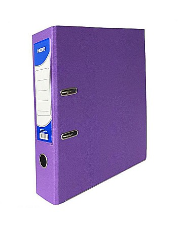 Birotică și accesorii birou - Biblioraft plastifiat 75mm noki mov