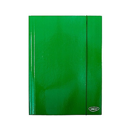 Organizare și arhivare - Mapa A4 carton laminat verde Daco