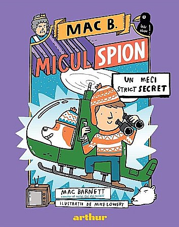 Cărți - Un meci strict secret - Mac Barnett