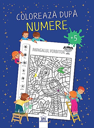 Cărți - Colorează după numere